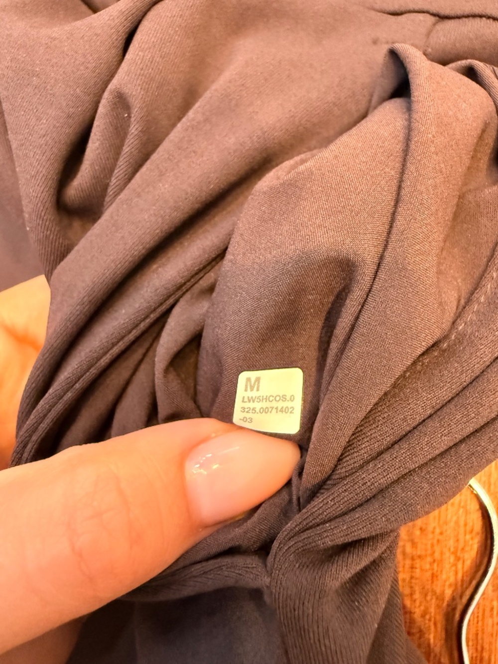 lululemon Daydrift High-Rise Wide-Leg Trouser Regular Walnut Crunch Size M - Picture 7 of 8